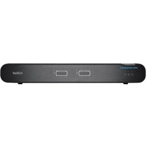Belkin Secure F1DN202KVM-UNN4 KVM Switchbox - TAA Compliant - 2 Computer(s) - 1 Local User(s) - 3840 x 2160 - 2 x PS/2 Por