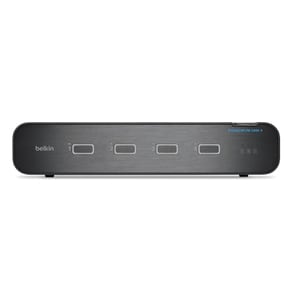 Belkin Secure F1DN204KVM-UNN4 KVM Switchbox - TAA Compliant - 4 Computer(s) - 1 Local User(s) - 3840 x 2160 - 4 x PS/2 Por