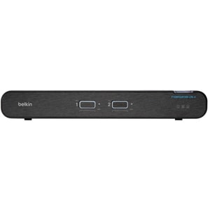 Belkin Secure F1DN102KVM-UN-4 KVM Switchbox - TAA Compliant - 2 Computer(s) - 1 Local User(s) - 3840 x 2160 - 4 x PS/2 Por