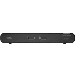 Belkin Secure F1DN102KVM-UNN4 KVM Switchbox - TAA Compliant - 2 Computer(s) - 1 Local User(s) - 3840 x 2160 - 2 x PS/2 Por