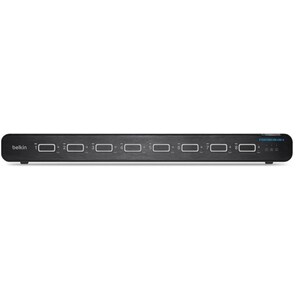 Belkin Secure F1DN108KVM-UN-4 KVM Switchbox - TAA Compliant - 8 Computer(s) - 1 Local User(s) - 3840 x 2160 - 8 x PS/2 Por