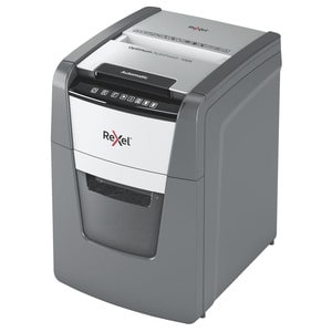 ACCO Optimum AutoFeed+ 100x Paper Shredder - Continuous Shredder - Cross Cut - 8 Per Pass - for shredding Paper Clip, Stap