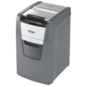 ACCO Optimum AutoFeed+ 150X Paper Shredder - Continuous Shredder - Cross Cut - 8 Per Pass - for shredding Paper Clip, Stap