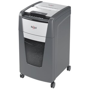 ACCO Optimum AutoFeed+ 225X Paper Shredder - Continuous Shredder - Cross Cut - 10 Per Pass - for shredding Paper Clip, Sta