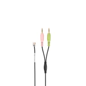 EPOS PC Connection Cable, RJ9 to Dual 3.5mm CUIPC 1 - Mini-phone/RJ-9 Phone Cable for Phone, PC - First End: 1 x RJ-9 Phon