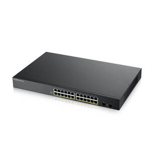ZYXEL GS1900 GS1900-24HPv2 26 Ports Manageable Ethernet Switch - 2 Layer Supported - Modular - 2 SFP Slots - 206.50 W Powe