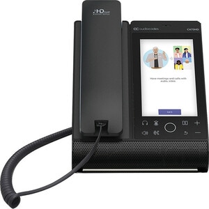Teams C470HD Total Touch IP-Phone PoE GbE black
2 Ethernet 10/100/1000 ports, 720x1280 5.5'' Color Touch LCD and Power ove