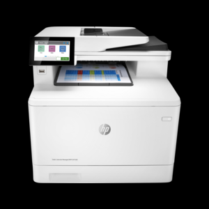 HP LaserJet Managed E47528f Laser Multifunction Printer - Colour - Copier/Fax/Printer/Scanner - 27 ppm Mono/27 ppm Color P