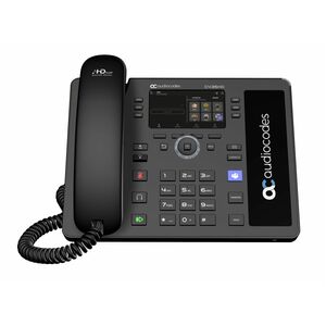 AudioCodes C435HD IP Phone - Corded - Corded - Wall Mountable, Desktop - Black - VoIP - 10.9 cm (4.3") LCD - 2 x Network (