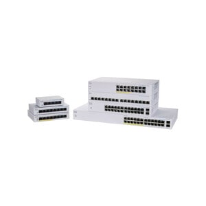 Cisco Business 110 CBS110-24PP 24 Ports Ethernet Switch - Gigabit Ethernet - 10/100/1000Base-T, 1000Base-X - 2 Layer Suppo