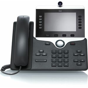 Cisco 8845 Telefone IP - Recondicionado - Bluetooth - Montagem em parede - Carvão - Compatível com TAA - VoIP - 2 x Rede (
