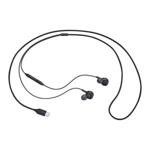 Samsung EO-IC100 Wired Earbud Stereo Earset - Black - Binaural - In-ear - 32 Ohm - 20 Hz to 20 kHz - USB Type C