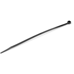 StarTech.com 100 Pack 8" Cable Ties - Black Large Nylon/Plastic Zip Ties Adjustable Network Cable Wraps UL TAA - Cable Tie