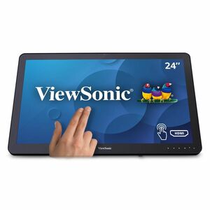 ViewSonic TD2430 24.0" Class LCD Touchscreen Monitor - 16:9 - 25 ms - 59.9 cm (23.6") Viewable - Projected Capacitive - Mu