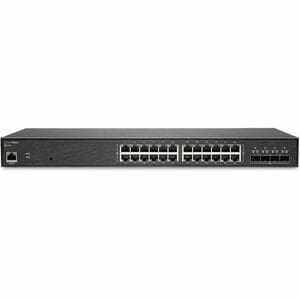 SonicWall SWS14-24 24 Ports Manageable Ethernet Switch - Gigabit Ethernet, 10 Gigabit Ethernet - 1000Base-T, 10GBase-X - 2