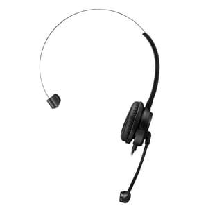 Adesso Xtream P1 Wired Over-the-head Mono Headset - Black - Monaural - Supra-aural - 32 Ohm - 20 Hz to 20 kHz - 180 cm Cab
