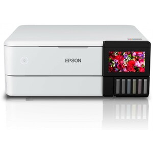 Epson ET-8500 Wireless EcoTank Inkjet Multifunction Printer - Colour - White - Copier/Printer/Scanner - 32 ppm Mono/32 ppm