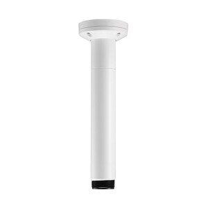Montage sur tube universel pour caméras dôme, 31 cm, blanc - Alliage d'aluminium