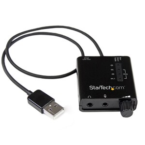 USB Stereo Audio Adapter External Sound Card with SPDIF Digital Audio Out - USB Sound Card Adapter - External USB to Audio