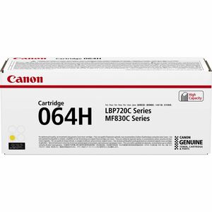 Canon 064H Hoch Kapazität Laserdruck Tonerkartusche - Gelb - Originaler Pack