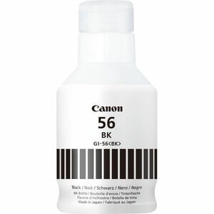 Canon GI-56BK Refill Ink Bottle - Black - Inkjet - 6000 Pages - 1 Piece