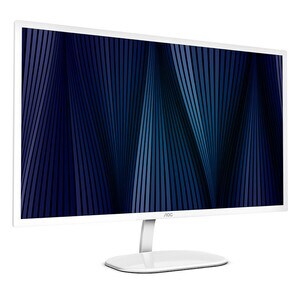 AOC Q32V3S/WS 32" Class WQHD LCD Monitor - 16:9 - White, Silver - 31.5" Viewable - In-plane Switching (IPS) Technology - L
