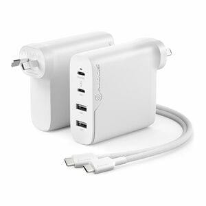 ALOGIC 4X100 Rapid Power 4 Port 100W#GaN#Charger # USB-C(Max. 100W) +#USB-C(Max. 18) +#USB-A(Max. 17W) +#USB-A(Max. 17W) -