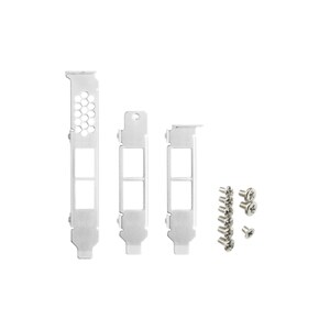 FULLHEIGHT LOWPROFILE BRACKETS FLAT FOR DUAL-PORT RJ45 NIC