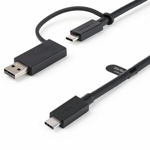 CABLE 0.9M USB-C CON ADAPTADOR USBA - CABLE USB TIPOC