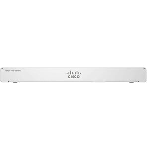 Cisco ISR1100X-4G 1 SIM Celular, Ethernet Router de serviços integrados sem fios - 4G - 2 x Antenna - 3 x Network Port - 1