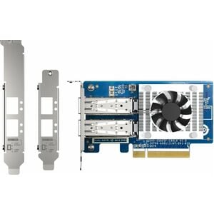 QNAP QXG QXG-25G2SF-CX6 25Gigabit Ethernet Card for Workstation, Server, Computer - SFP28 - Plug-in Card - PCI Express 4.0