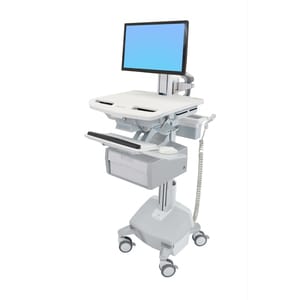 Ergotron StyleView Medizinische Warenkorb - TAA-konform - 1 Schubfach - Drücken/Ziehen Griff - 14,97 kg Belastbarkeit - 4 