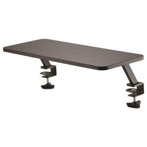 StarTech.com Monitor Riser Stand - Clamp-on Monitor Shelf for Desk - Extra Wide 25.6"/65 cm - For up to 34" Monitors - Bla