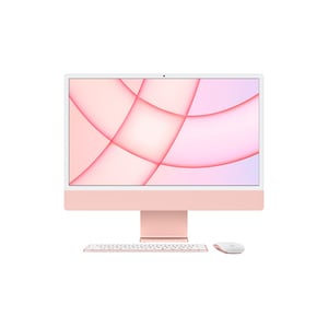 Apple iMac MGPM3KS/A All-in-One Computer - Apple M1 - 8 GB - 256 GB SSD - 61 cm (24") 4.5K - Desktop - Pink - Apple M1 Chi