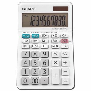 Sharp Business/Financial Calculator - Double Zero, Prior Entry Recall, Auto Power Off, Sign Change, Large Display, Currenc