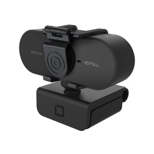 Dicota Webcam - Black - USB 2.0 - 1920 x 1080 Video - Auto-focus - Microphone - For Notebook, Computer