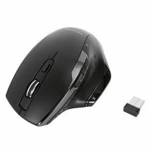 Targus AMW584GL Mouse - Radio Frequency - USB Type A - BlueTrace - 7 Button(s) - Black - Wireless - 2.40 GHz - 1600 dpi - 