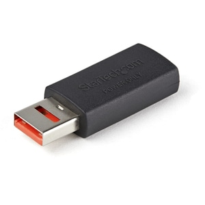 StarTech.com Secure Charging USB Data Blocker Adapter, Male/Female USB-A Data Blocking Charge/Power-Only Charging Adapter 