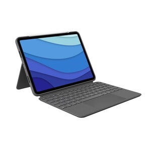 Logitech Combo Touch Keyboard/Cover Case (Folio) for 27.9 cm (11") Apple iPad Pro, iPad Pro (2nd Generation), iPad Pro (3r