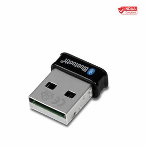 TRENDnet TBW-110UB Bluetooth 5.0 Single Band Bluetooth Adapter for Computer, Headset, Keyboard - USB 2.0 - 2.48 GHz ISM - 