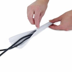Vinyl Cord Cover Kit for StyleView and CareFit Slim LCD Medical Carts (White)