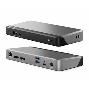 USB-C Dock triple display docking station with 100W power delivery, DP Alt Mode