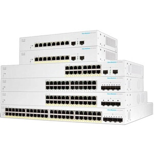Cisco Business 220 CBS220-16P-2G 16 Ports Manageable Ethernet Switch - 2 Layer Supported - Modular - 2 SFP Slots - 18.30 W