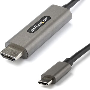 StarTech.com Câble Adaptateur Graphique USB C vers HDMI 4K 60Hz HDR10 2m - Ultra HD USB Type-C vers HDMI 2.0b - DP 1.4 Alt