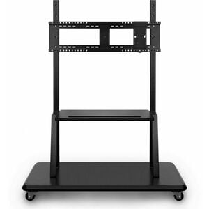 ViewSonic Display Cart - 150 kg Load Capacity - 4 Casters - 1300.5 mm Width x 650.2 mm Depth x 1600.2 mm Height - Black - 