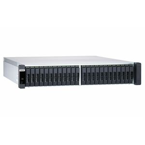 QNAP Enterprise ZFS NAS ES2486DC-2142IT-128G 24 x Total de compartimentos Sistema de armazenamento SAN/NAS - 4 GB Flash Me