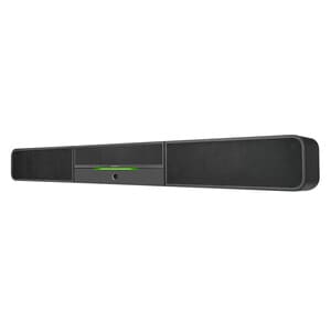 Crestron UC-SB1-CAM Sound Bar Speaker - 20 W RMS - Black - Wall Mountable, Surface-mountable - Freestanding - 80 Hz to 20 