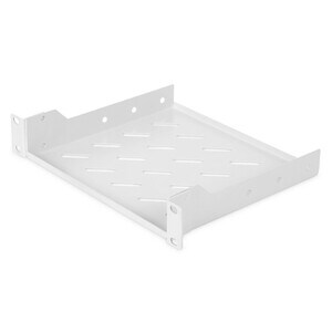 Digitus DN-10-TRAY-2 1U Rackmount Rack-Regal für Networking, Server200 mm Regaltiefe - Hellgrau - Stahl - 25 kg Maximale G