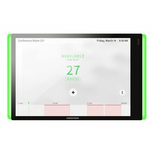Crestron Room Scheduling Touch Screen