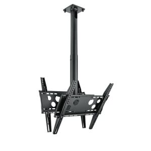 HAGOR Deckenhalterung für TV, Display - Schwarz - Höhenverstellbar - 2 Unterstützte(r) Display(s)Bildschirmgröße: 81,3 cm 